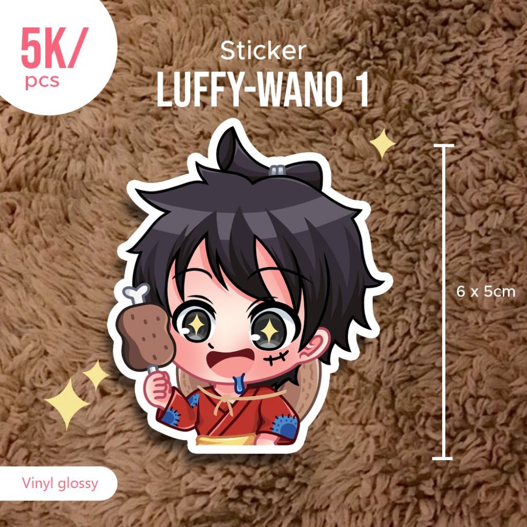 

Stiker one piece anti air - luffy wano