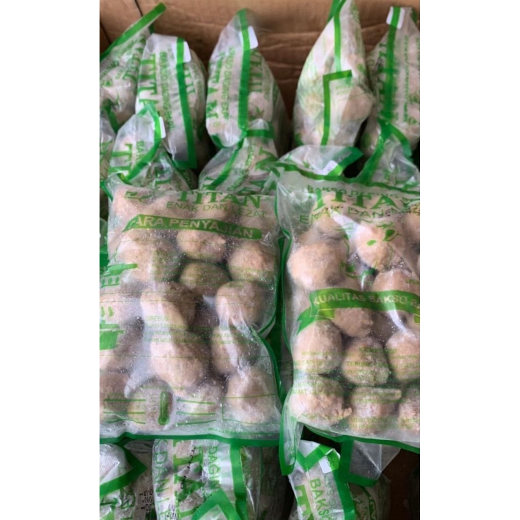 

Frozen Bandung Bakso Titan isi 20 paket harap pesan bublewrap