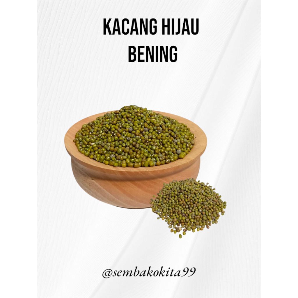 

Kacang Hijau Lokal Mung Beans Fresh Berkualitas 1KG