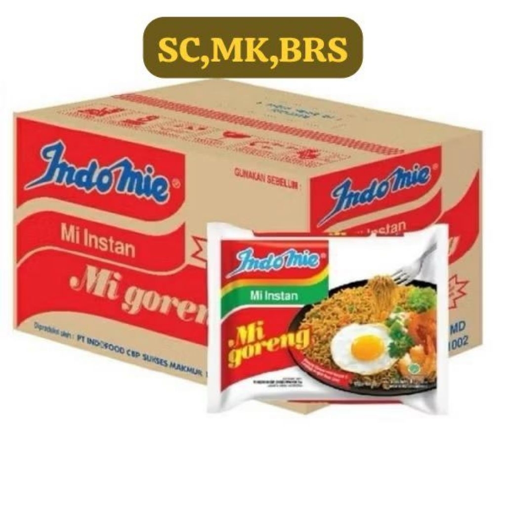 

INDOMIE GORENG PER DUS SC, MK, BRS, GULA