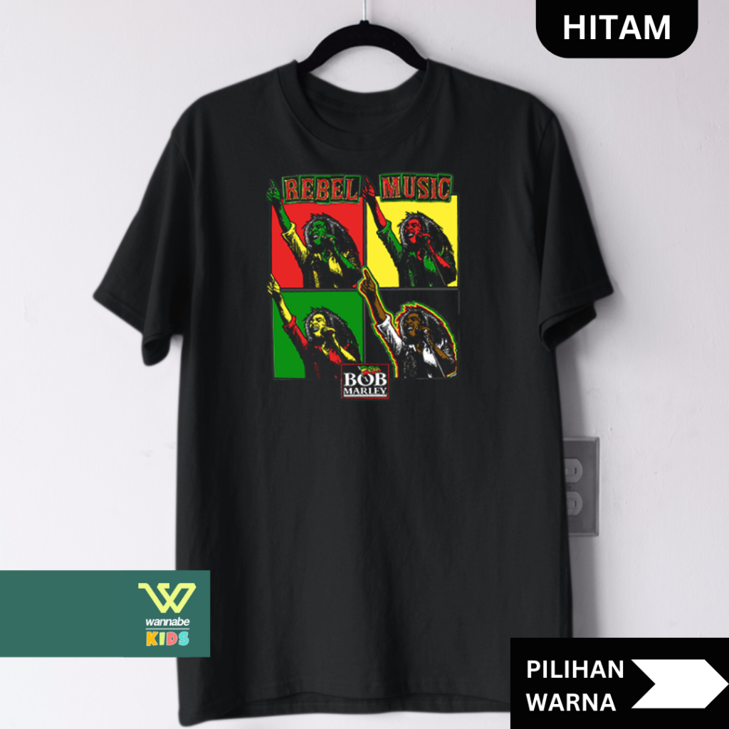 KAOS BAND BOB MARLEY 21 KAOS BIGSIZE JUMBO S - 7XL PREMIUM DAN KAOS ANAK BAND 2 - 13 TAHUN