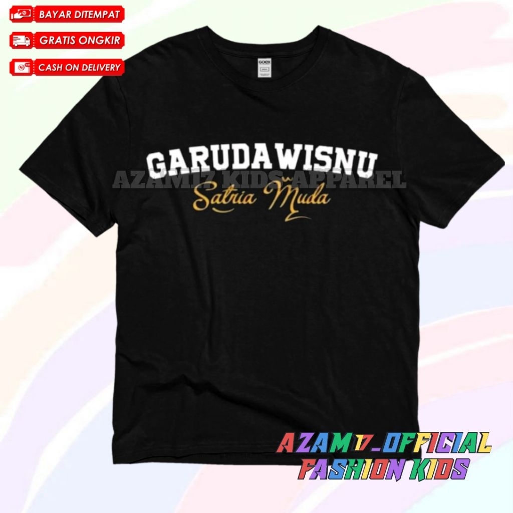 (BISA COD) Kaos Anak Baju Anak Garuda Wisnu Satria Muda Free Nama / Kaos Tshirt Tim Barong Garuda Wi