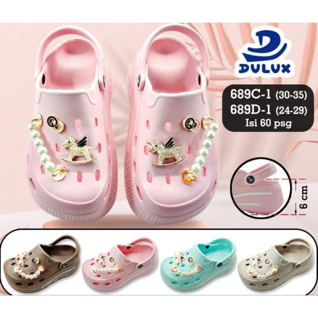 sandal dulux baim anak perempuan