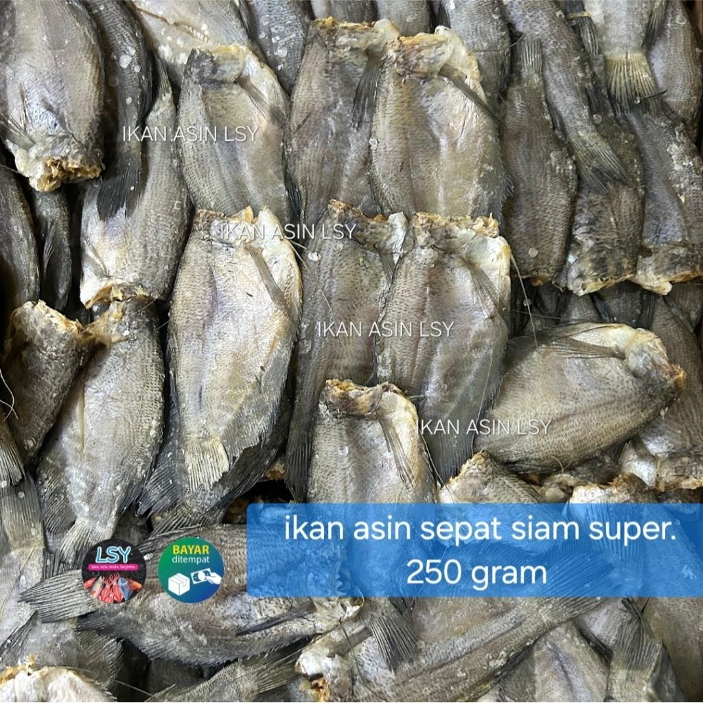 

ikan asin sepat siam super 250gram