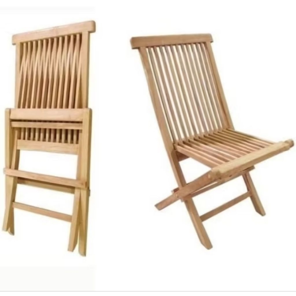 Kursi Lipat Santai Kayu Jati Kursi Makan Lipat Kayu Jati Kursi Teras Lipat Kayu Jati