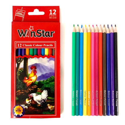 

Winstar - Pensil Warna 12W Panjang Murah Meriah / Pencil Color WS