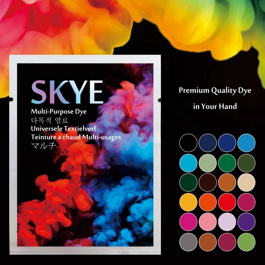 

KODE K84J Masih fresh SKYE DYE Pewarna Pakaian Celup Baju dan Kain Textile Tie Dye