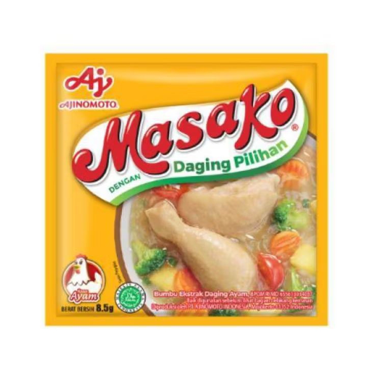 

Masako - Rasa Ayam 8,5 Gr ( 1 rcg isi 12 pcs )