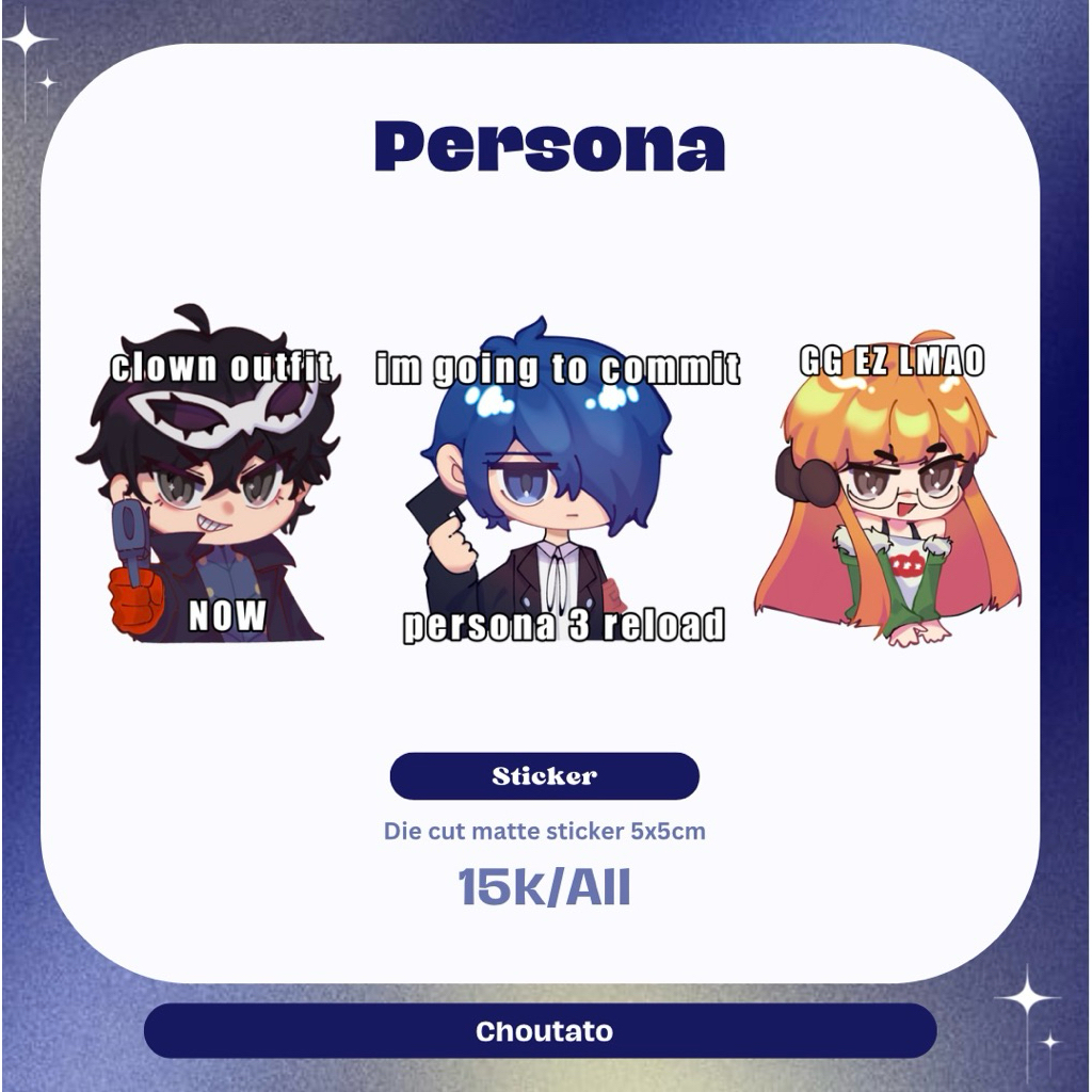 

Persona Stickers