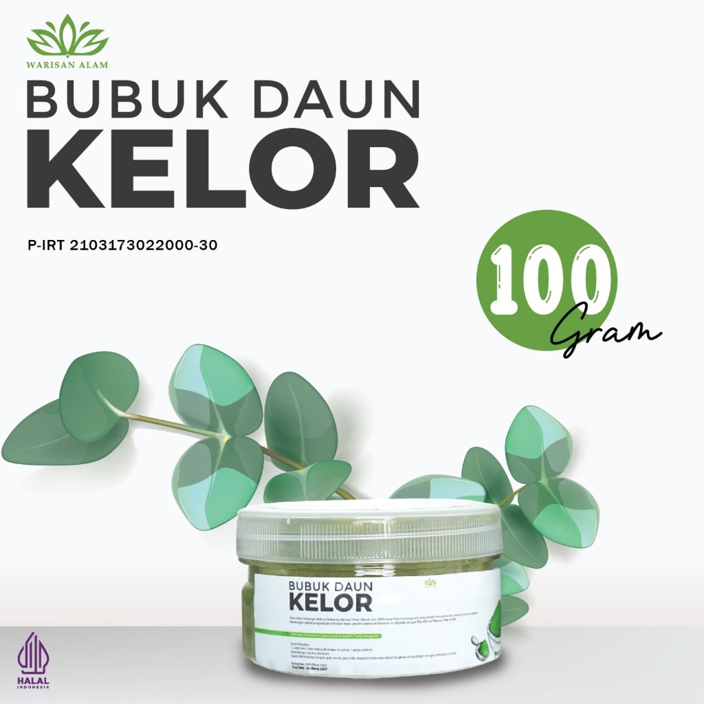 

Bubuk Kelor 100g Daun Kelor Organik Serbuk Premium Super Halus Bubuk Kelor