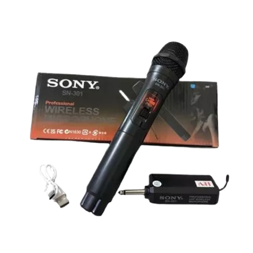 Mic Wireless SONY SN-301 microphone tanpa kabel UHF