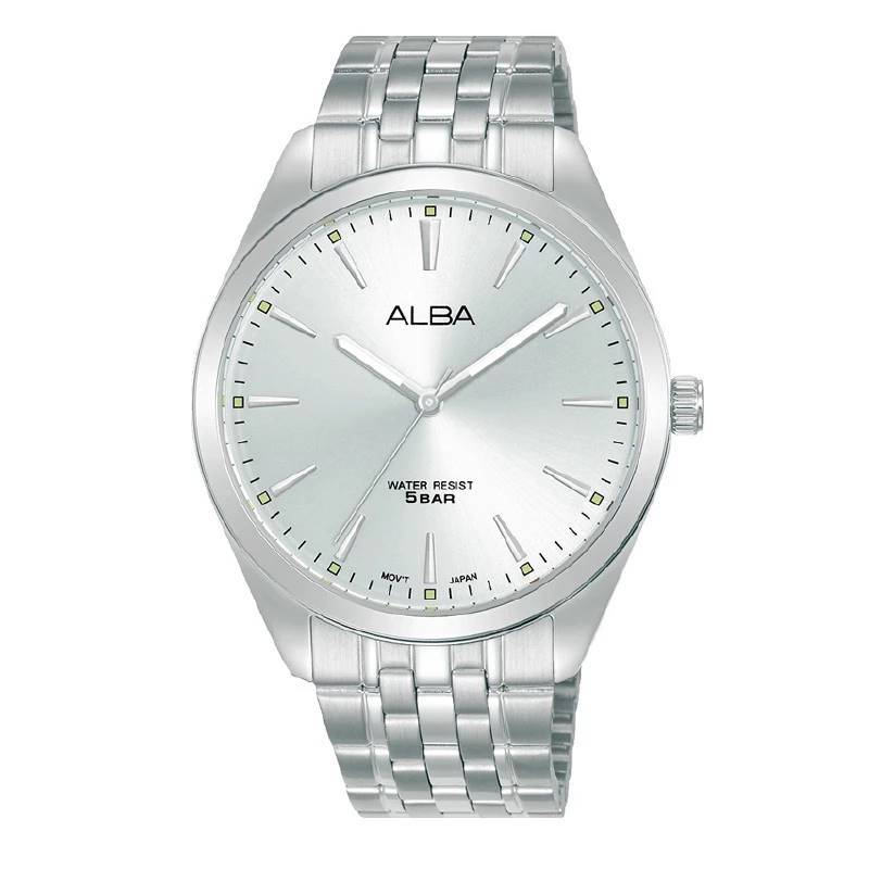 Alba ARX107 ARX107X1 Jam Tangan Pria Quartz Baterai Analog Stainless Original