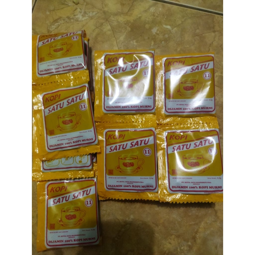 

KOPI SATU SATU RENTENG 10X6,5 GRAM MUDAH DISIMPAN MURAH MERIAH