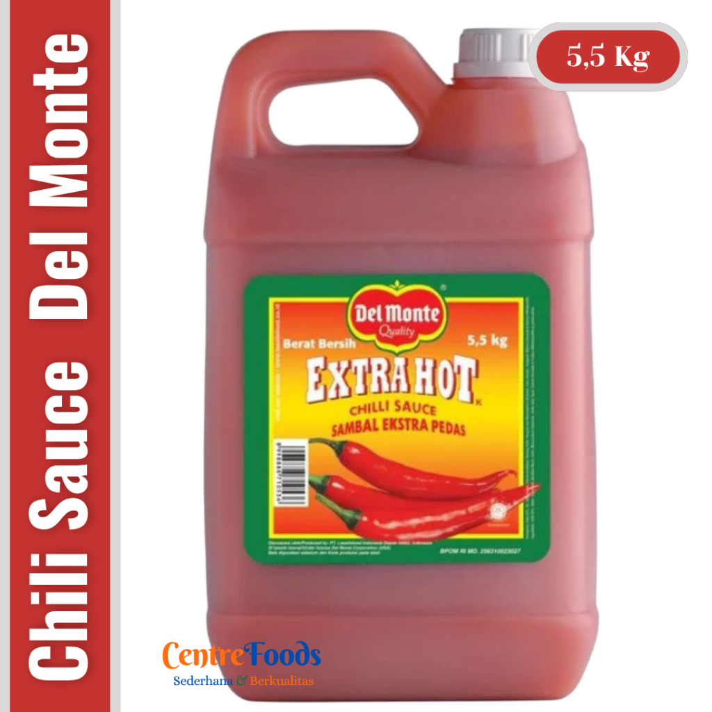 

Sambal Ekstra Pedas - Exstra Hot Chili Sauce DEL MONTE | 5.5 Kg [ Harga Per JRG ]