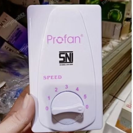 PENGATUR KECEPATAN KIPAS SWITCH /DIMER PROFAN