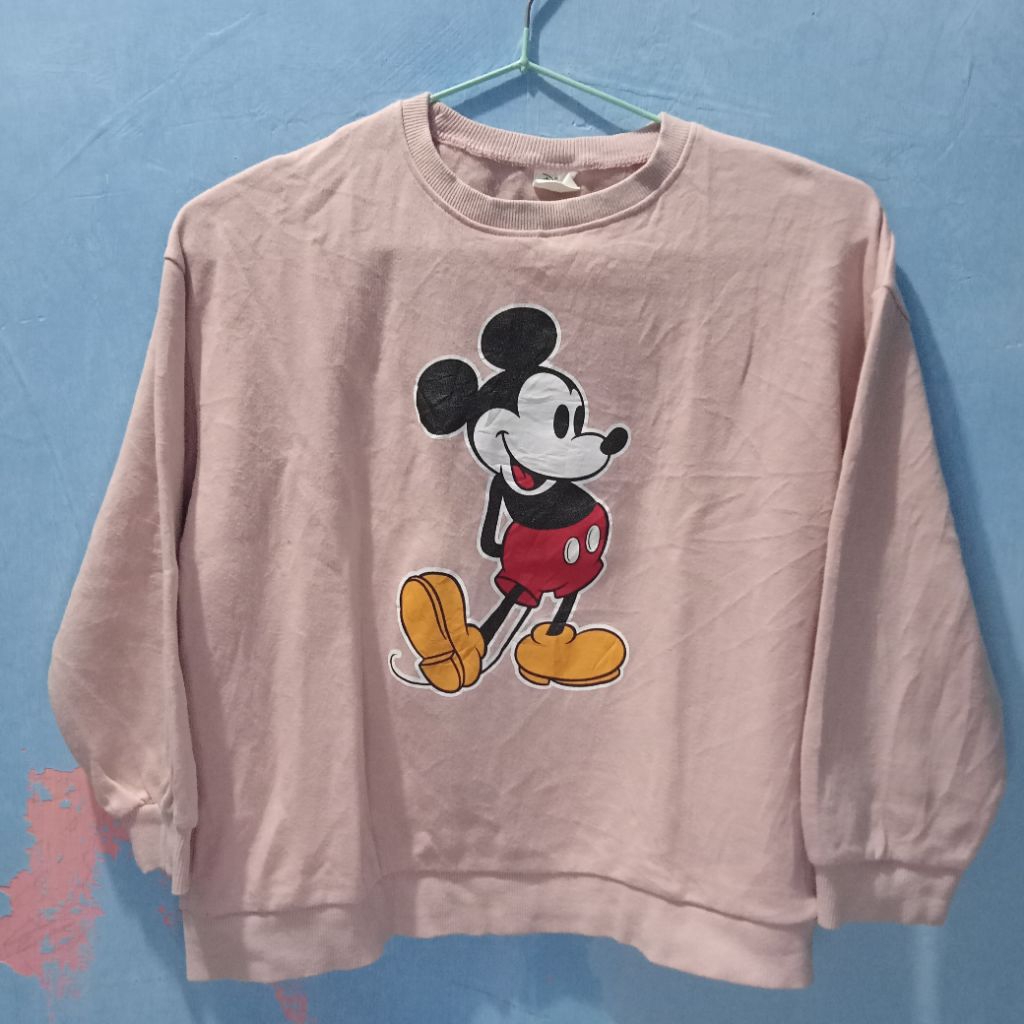 PRELOVE atasan anak sweater dis*ney mickey mouse usia 7