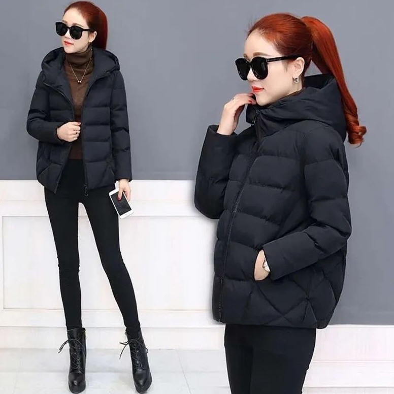 KODE H84V Jaket Winter CeweJaket TebalJaket Winter Wanita TerlarisJaket Winter GelembungJaket Mantel