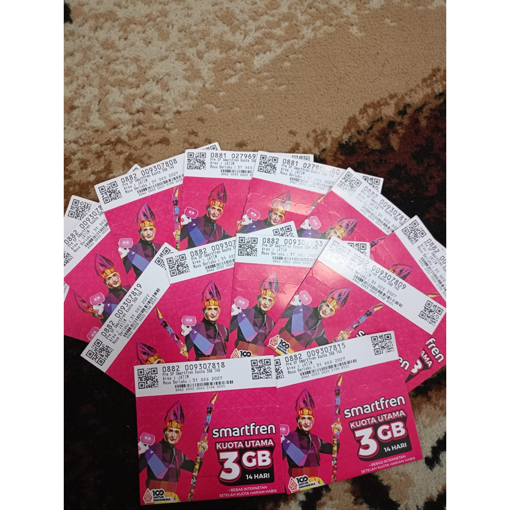 PAKET DATA SMARTFREN 9GB