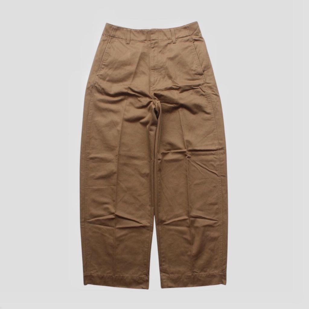 Chino Uniqlo Wide Pants British Khaki