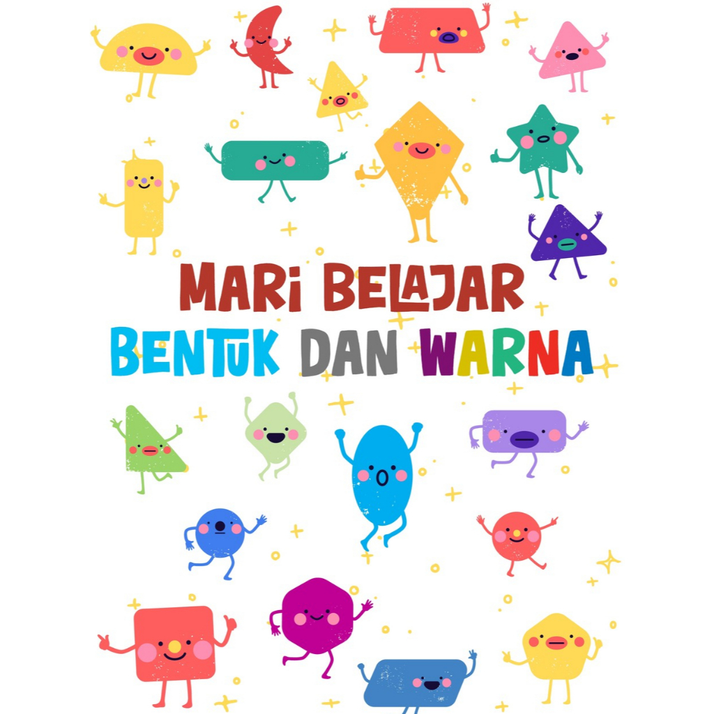 

Lembar Kerja Edukasi Anak usia 4-6 tahun, PAUD & TK tema Bentuk dan Warna