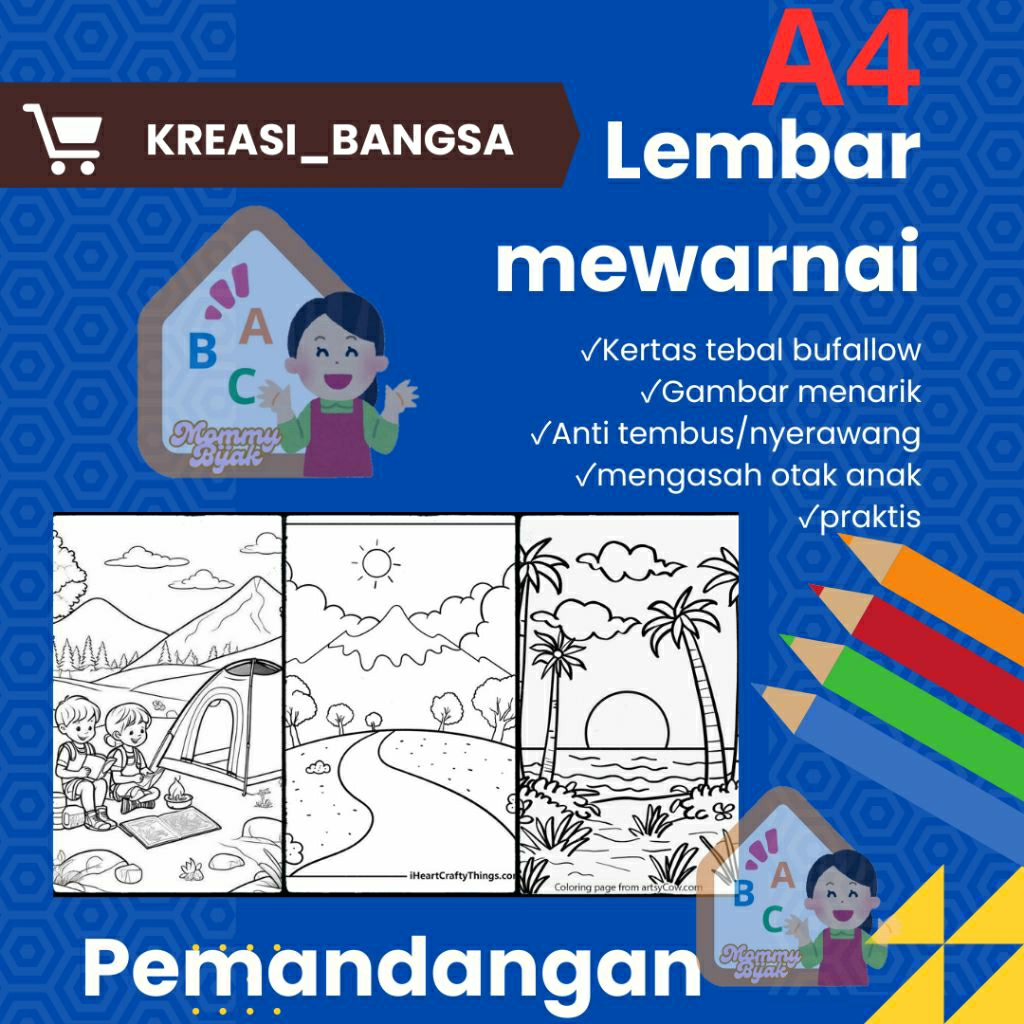 

lembar mewarnai/sketsa/coloring books/mewarnai untuk anak paud-tk