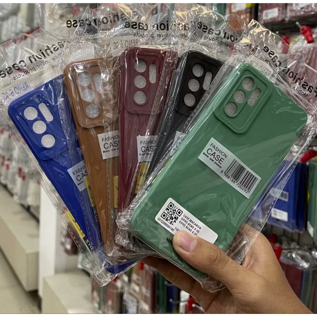 CHASE OPO RENO 6 4G / OPO RENO 6 5G MCARON SOFTCASE LEMBUT