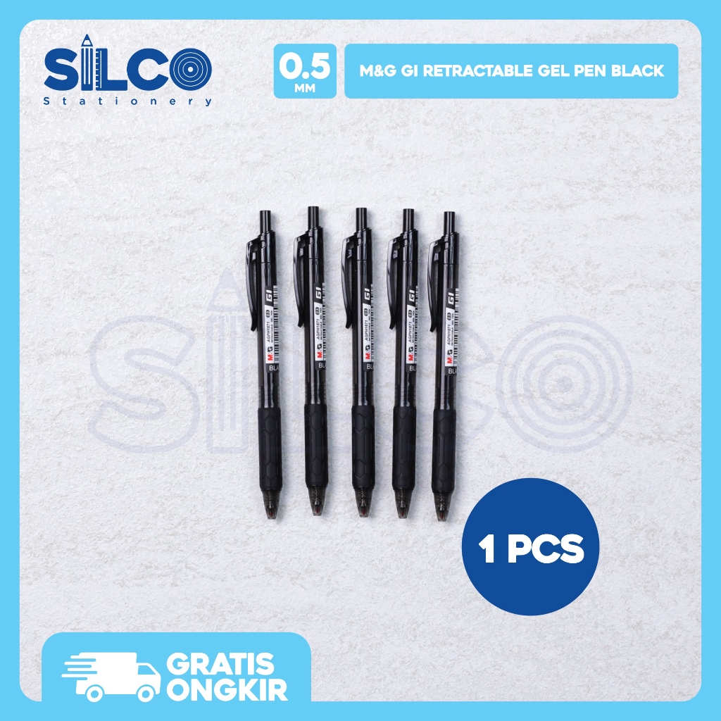 

M&G G1 Retractable Gel Pen 0.5mm | Pulpen Gel [Satuan]
