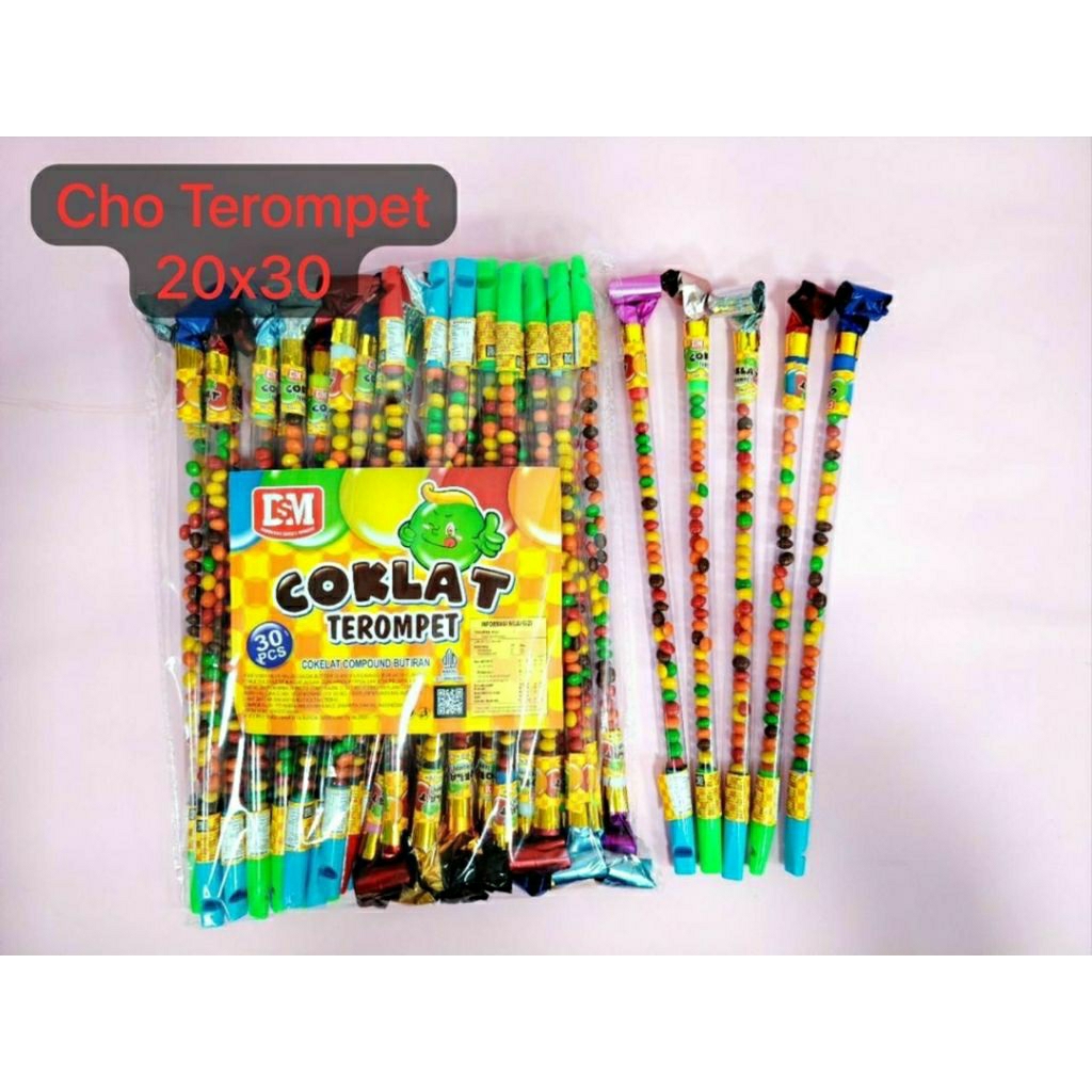 

Cokelat Chaca Terompet per Pack isi 30 Pcs