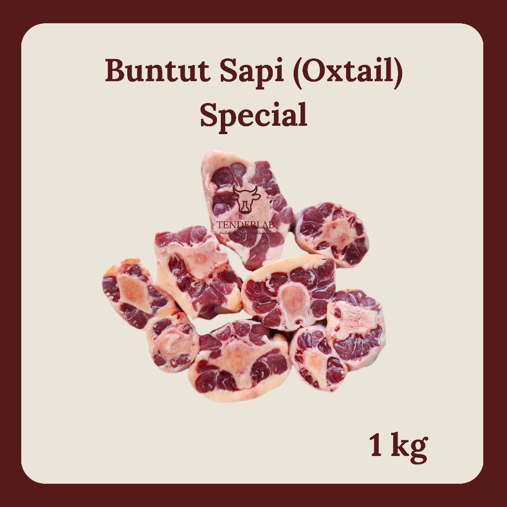 

Buntut Sapi Standart / Super Center Cut – Premium Cut Tebal & Seragam, Ideal untuk Sop Mewah!