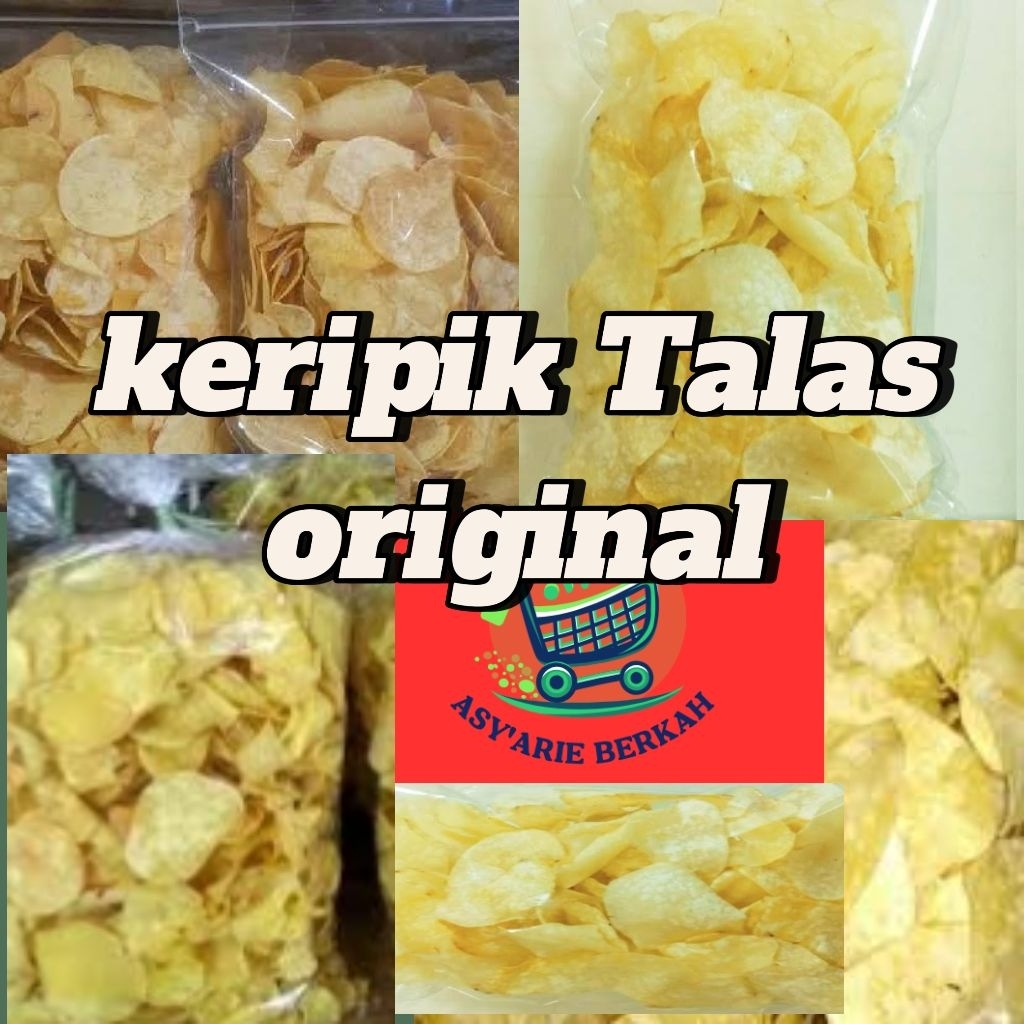 

Keripik Talas Asin Gurih Renyah Original Premium Tradisional Cemilan enak