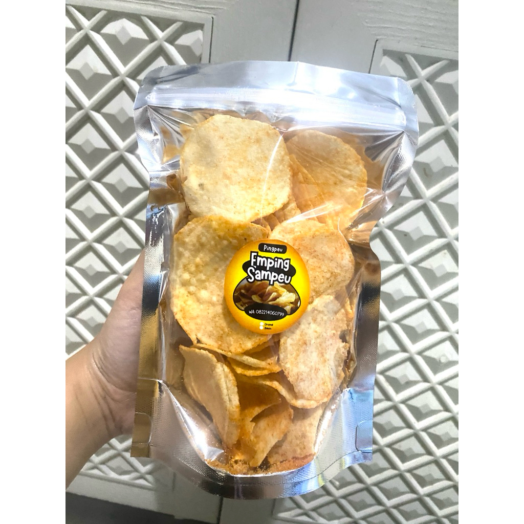 

PINGPEU | Emping Sampeu Rasa Balado | Cemilan Snack Singkong