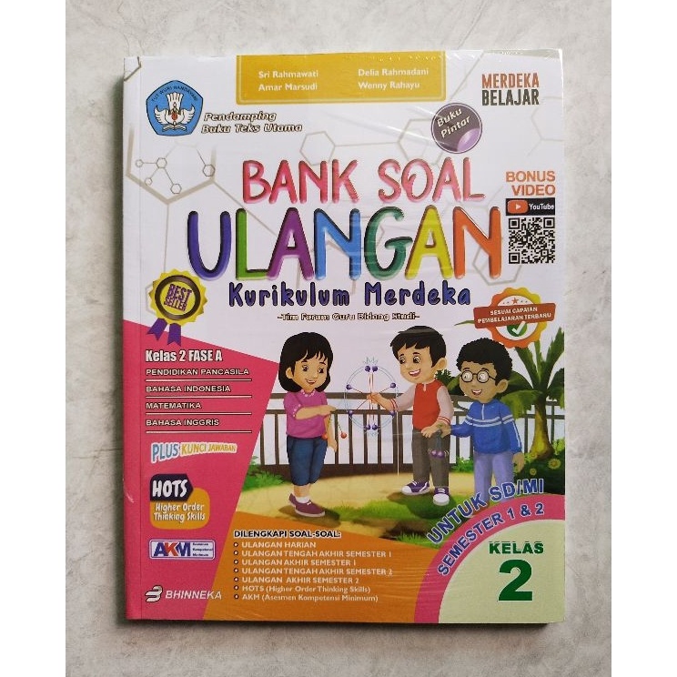 Kekinian Bank Soal Ulangan untuk SDMI kls 2 semester 1 dan 2CP TERBARU 224 Kunci Jawaban Kurikulum M