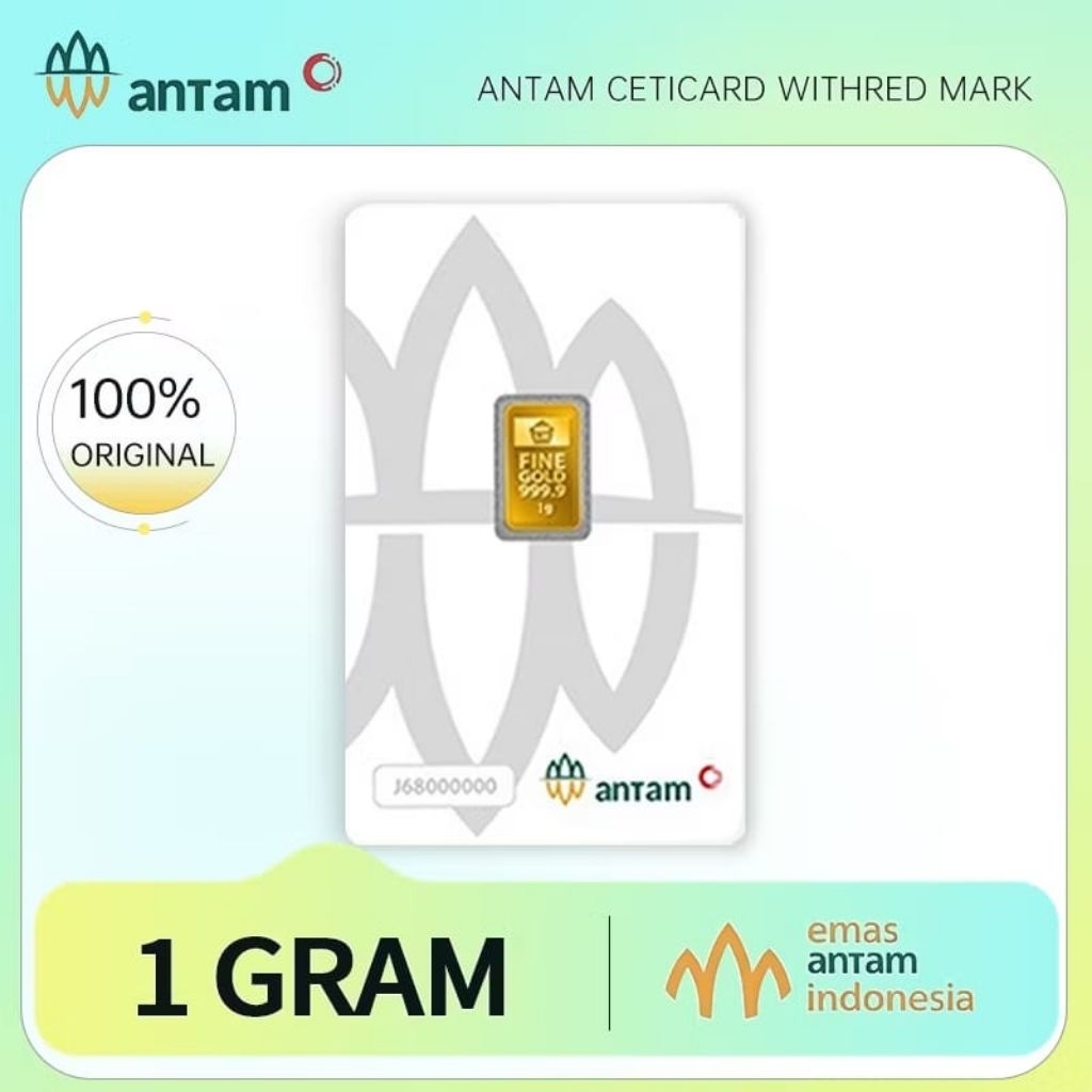 Logam Emas Antam 1 gram