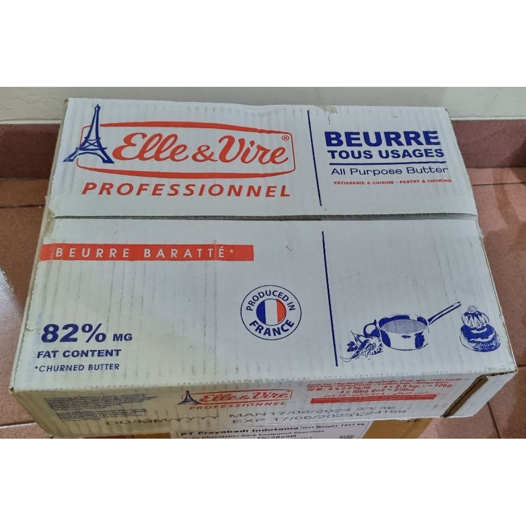 

RB ELLE & VIRE BUTTER UNSALTED 2.5kg ED OKT 2025