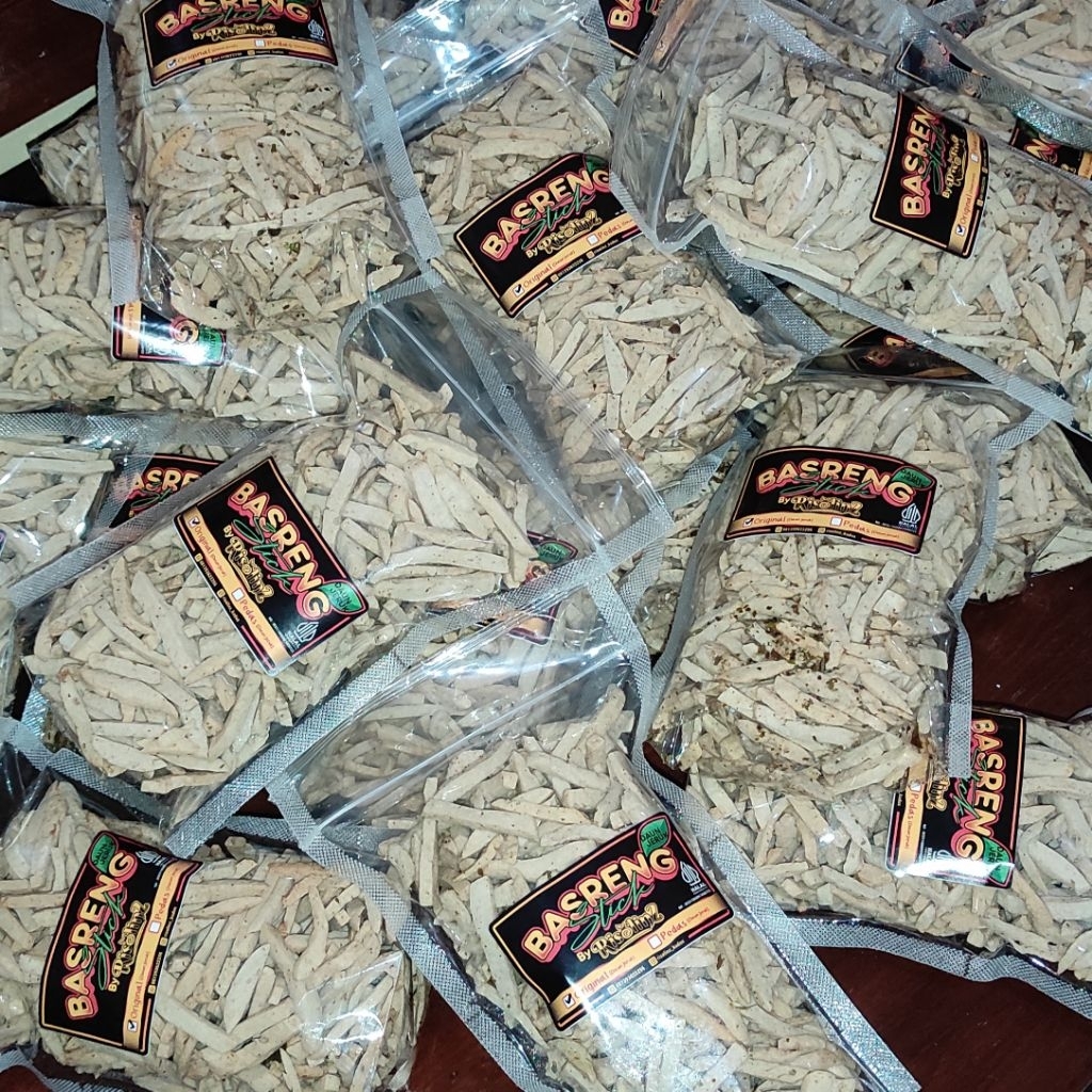 

PREMIUM | BASRENG STICK DAUN JERUK (PEDAS DAN GURIH) 200Gr | by RISOLINZ