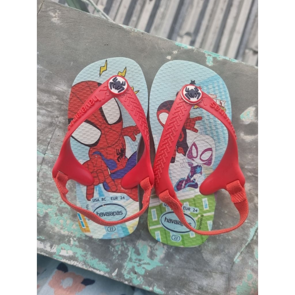 [PRELOVED] Sandal Jepit Toddler/Sandal Anak/Sendal Jepit/Sandal Balita/Sandal Lucu Havaianas Origina