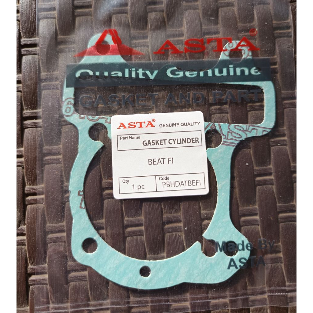PAKING GASKET BEAT FI 2013  CYLINDER BORING TIPIS BAWAH