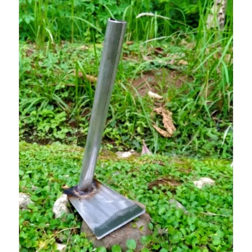 Cangkul Mini Taman Besar Gagang Pipa - Cangkul Mini Tanah Rumput - Alat Perkebunan