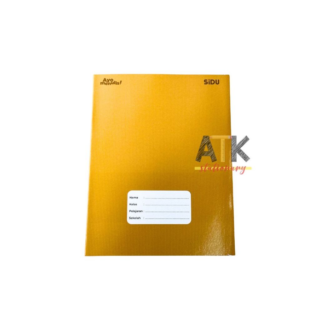 

Buku Tulis Sidu Kraft Sampul Coklat Nama 40 Lembar Sinar Dunia 1 Pack ( 10 BUKU) atk RJ4