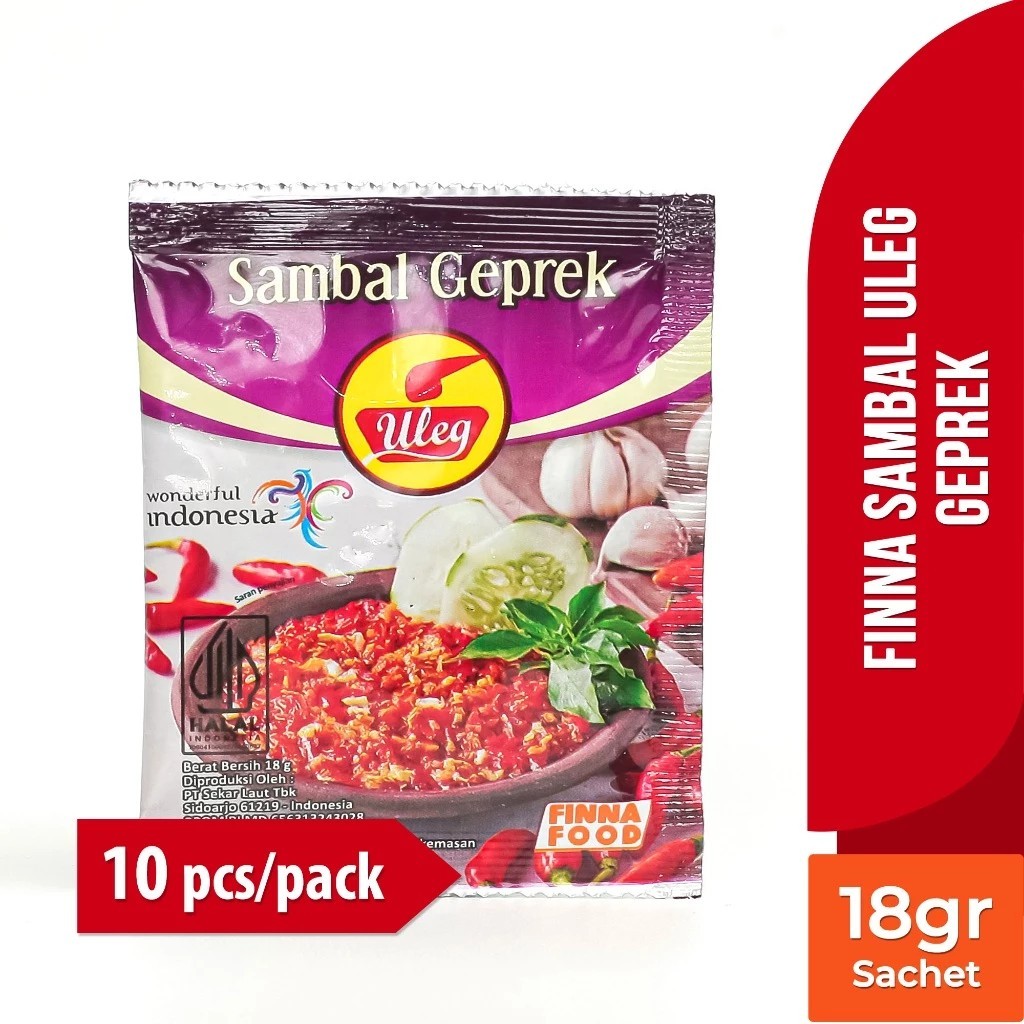 

ULEG SAMBAL GEPREK ISI 10 SACHET X 18G
