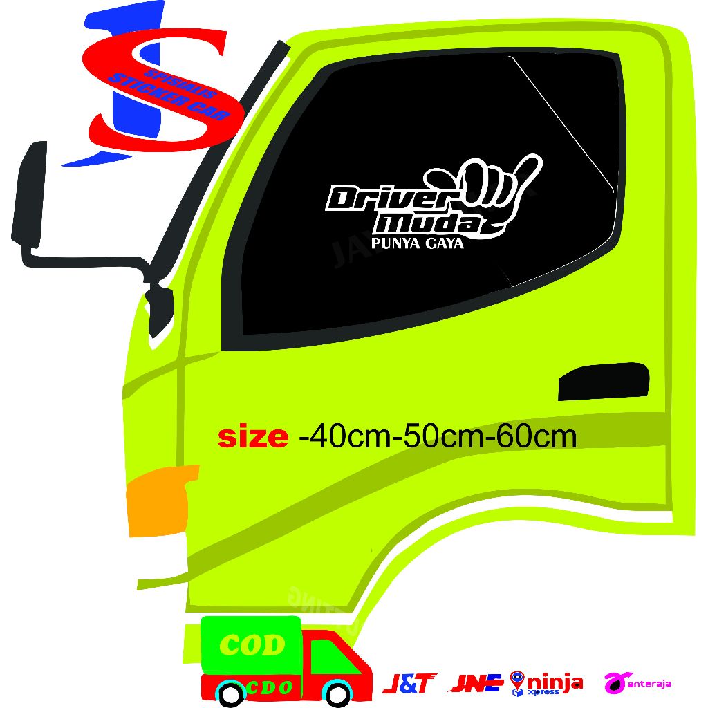 stiker kaca samping mobil truk pick up stiker pintu bak truk pick up stiker all tipe