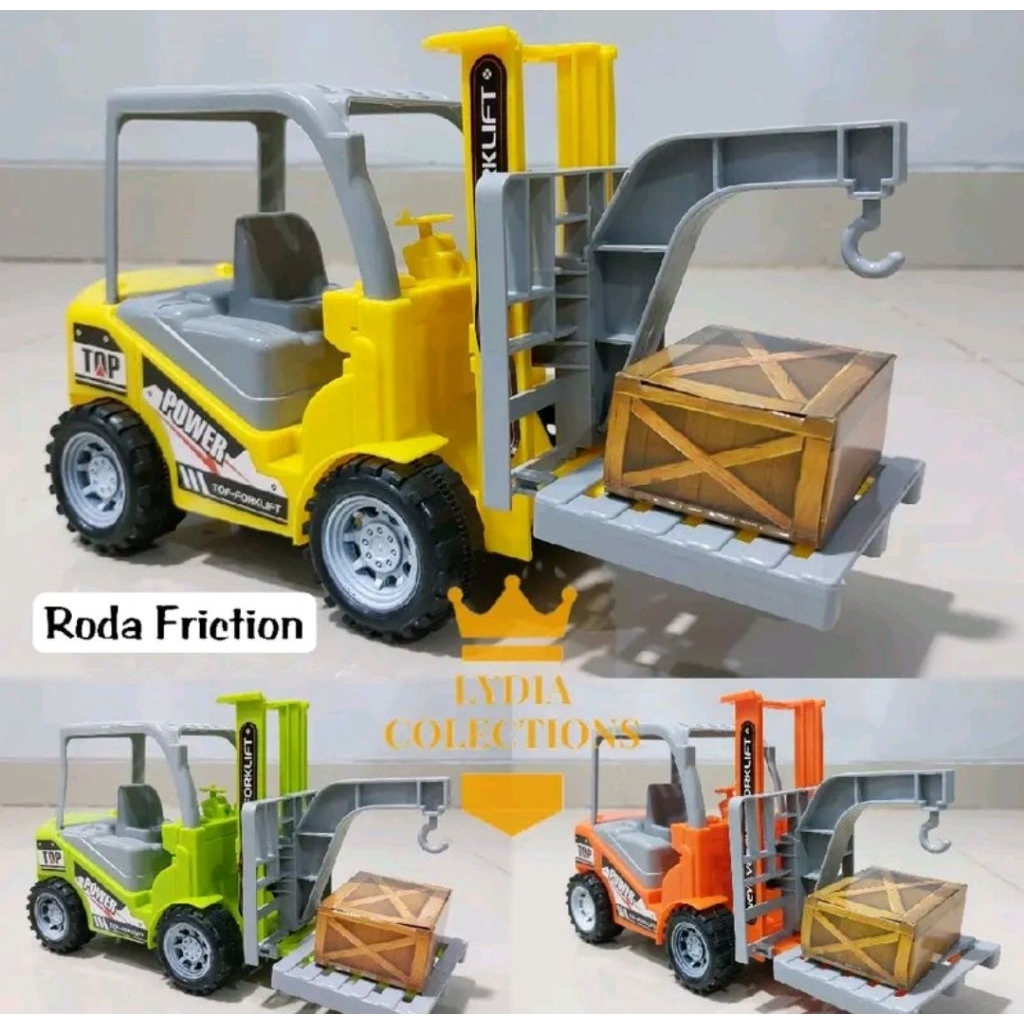 mainan anak forklift/forkip truk