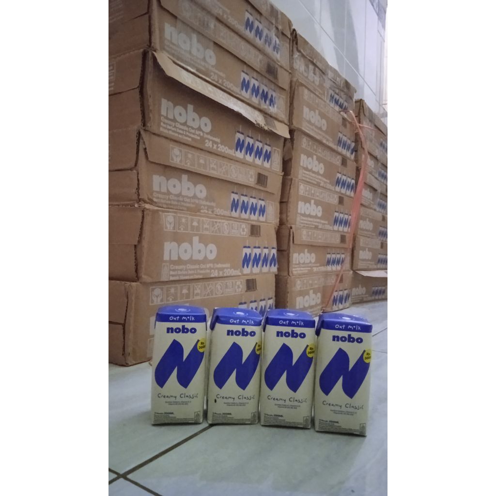 

susu NOBO oat milk 1 karton 1 dus isi 24pcs (viral mama lela)