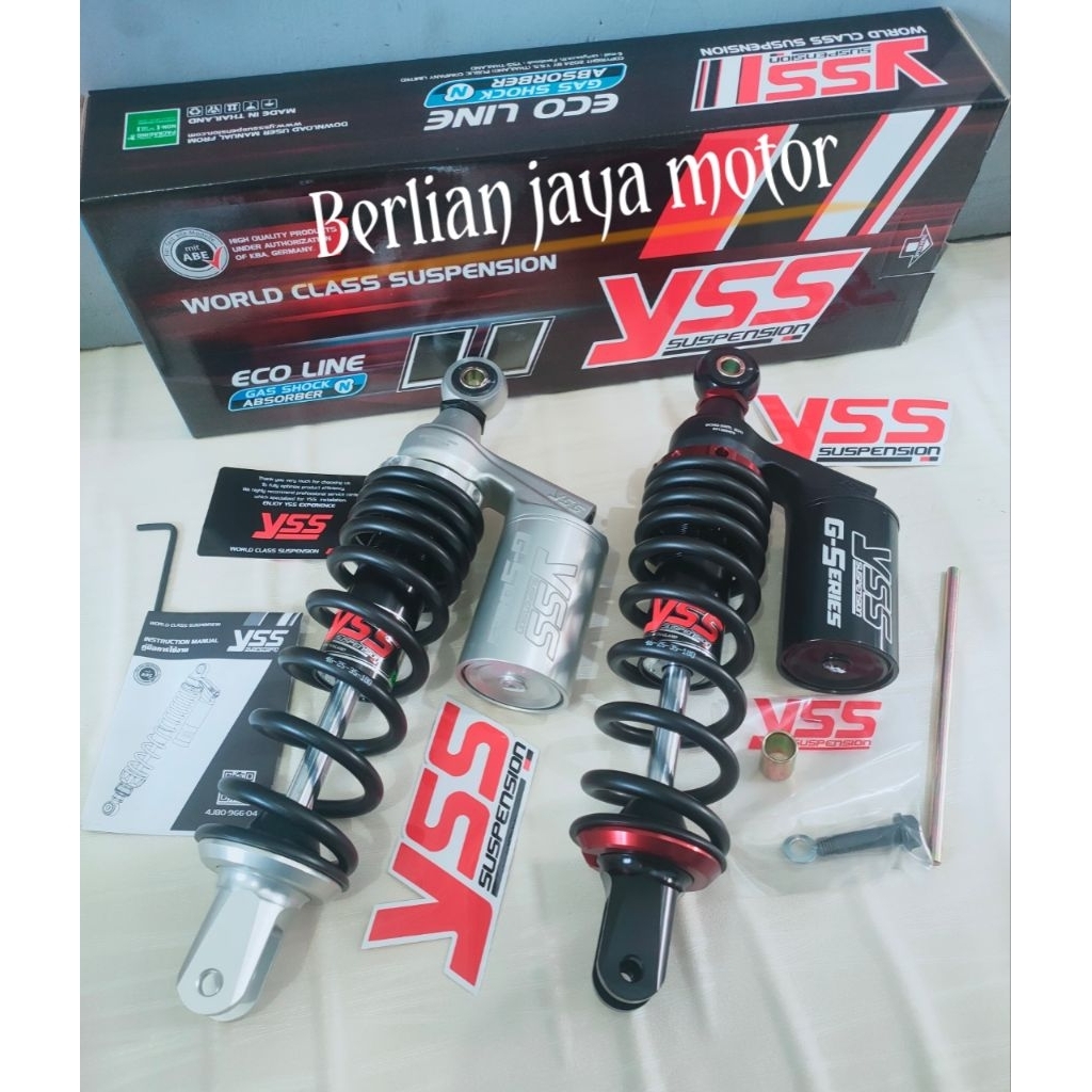 shok/shock belakang yss tabung g plus buat motor vario 125/vario 150/mio/scoopy/beat/genio/beat pop/