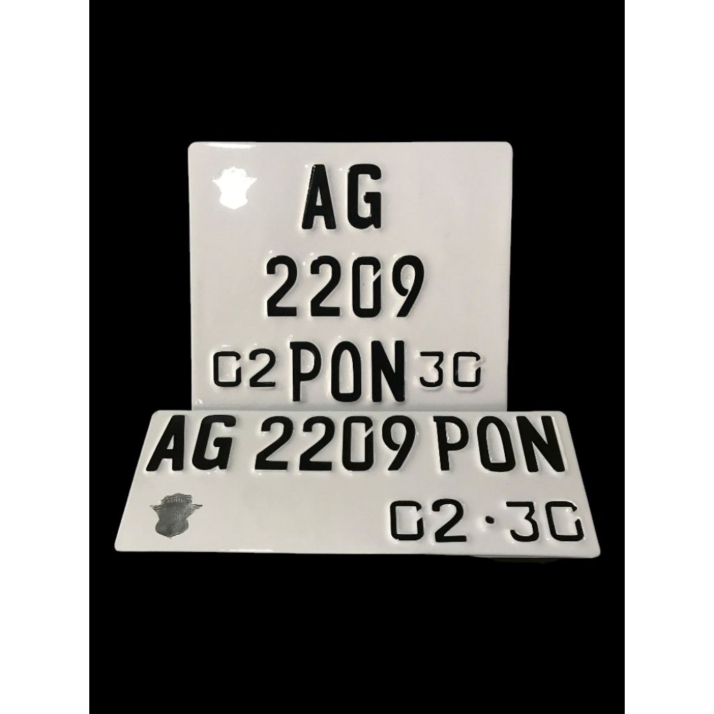 plat nomer motor baut tanam vespa metic,Scoopy,stylo font terbaru