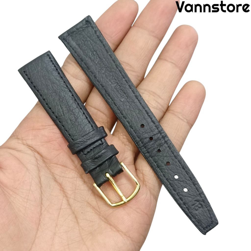 Strap Tali Jam Tangan Kulit Croco 18mm, 12mm