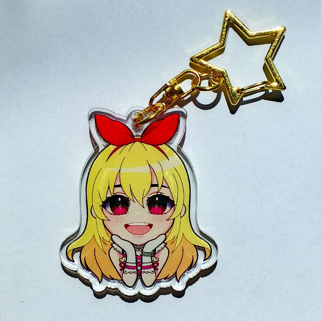 KEYCHAIN AIKATSU FANMERCH ICHIGO - AOI