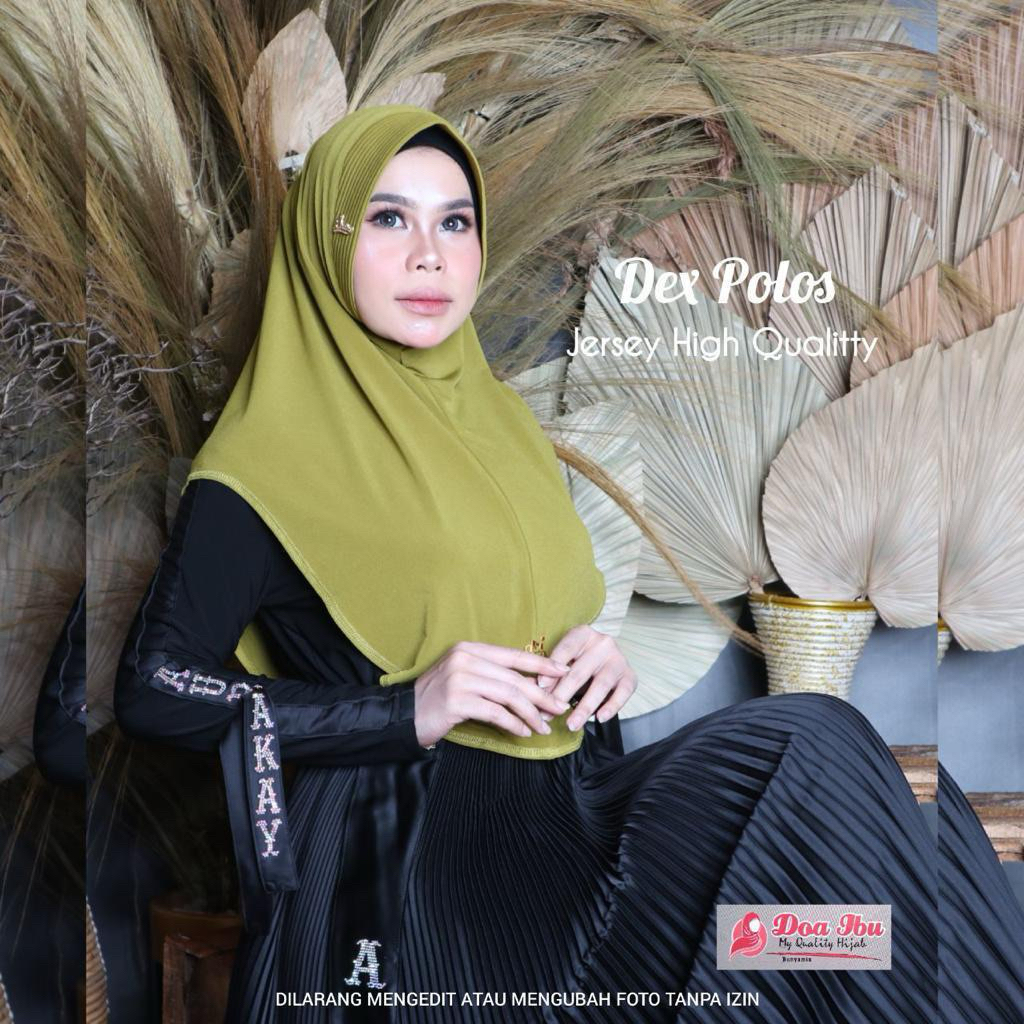 Doa ibu-jilbab instan Dex Oval Jersey HQ by DOA IBU HIJAB