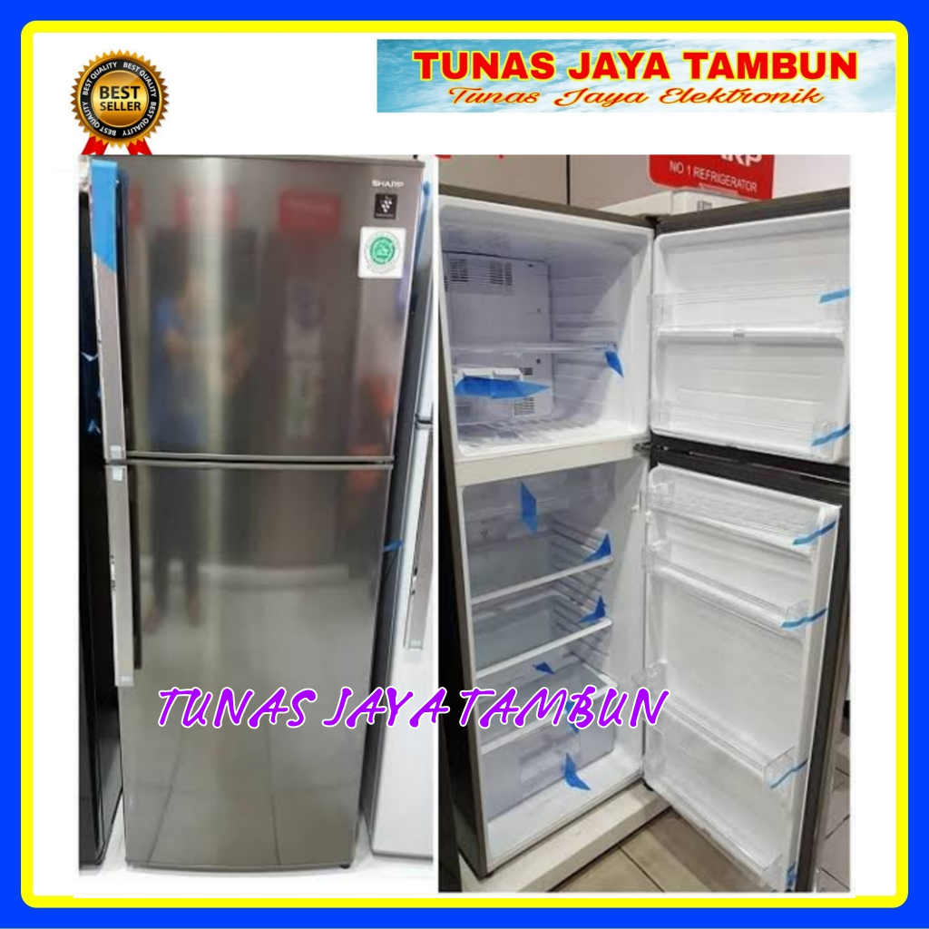 KULKAS SHARP SJ 420 GP-SD / KULKAS SHARP 420 GPSD / KULKAS SHARP 2 PINTU 420GP / SHARP SJ-420GP-SD