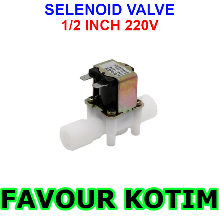 DN20 NORMALLY CLOSED WATER INLET VALVE 1 PER 2 SETENGAH INCH SELENOID VALVE AC220V FVKOTIM